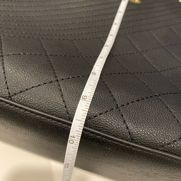 Susen | Handbag Cross Body Strap purse I Black with gold details | New - Picture 10 of 10